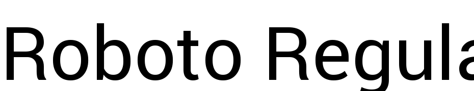 Roboto Regular Font Download Free